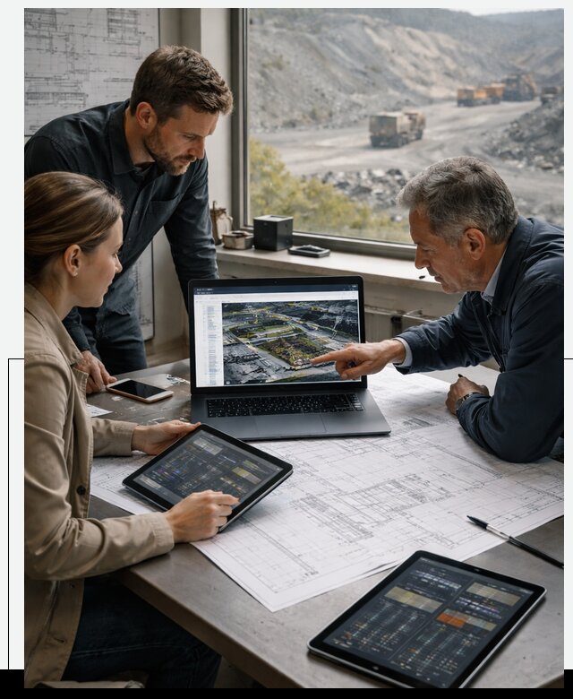 Разработка и внедрение систем для горнодобычи в Кимовске