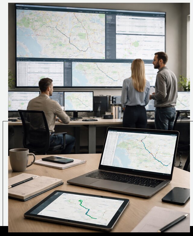 Трекинг грузов и Fleet Management, мониторинг автопарка в Кимовске