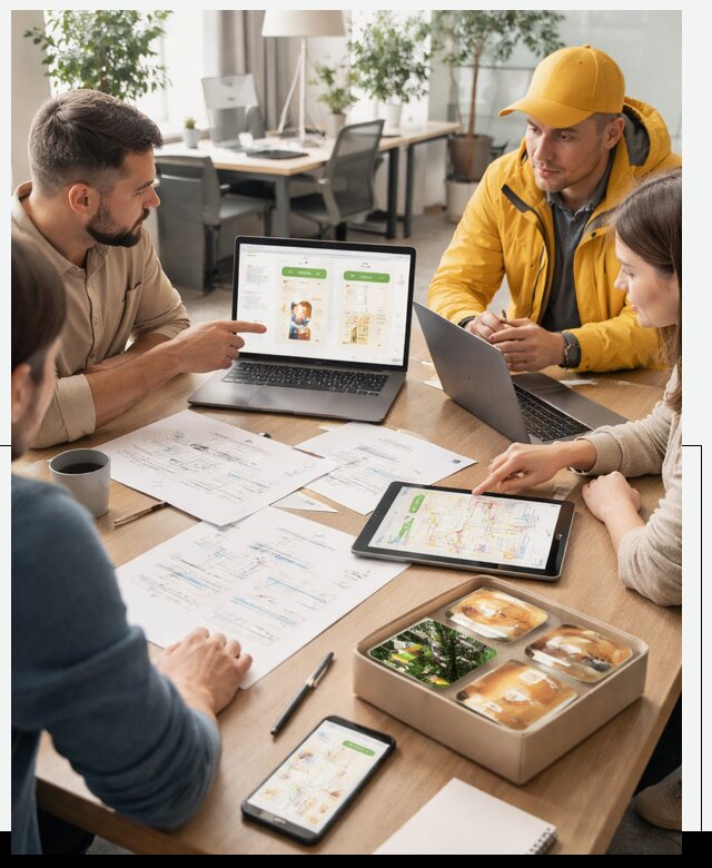 Разработка агрегатора доставки еды в Кимовске от 15462 р., АвикейКмв